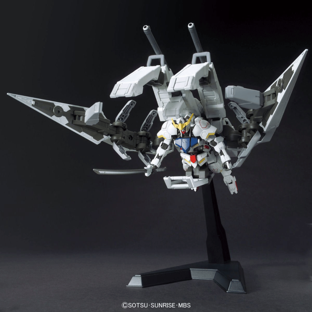 HG 1/144 Gundam Barbatos & Long Distance Transport Booster Kutan Type-III #5063795 by Bandai