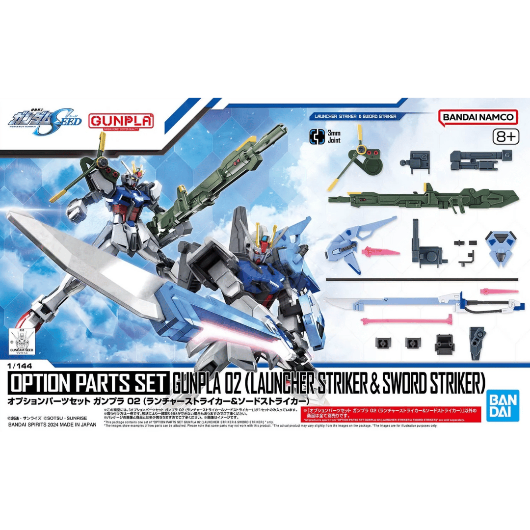 Option Parts Set Gunpla 02 (Launcher Striker & Sword Striker) #5066693 by Bandai