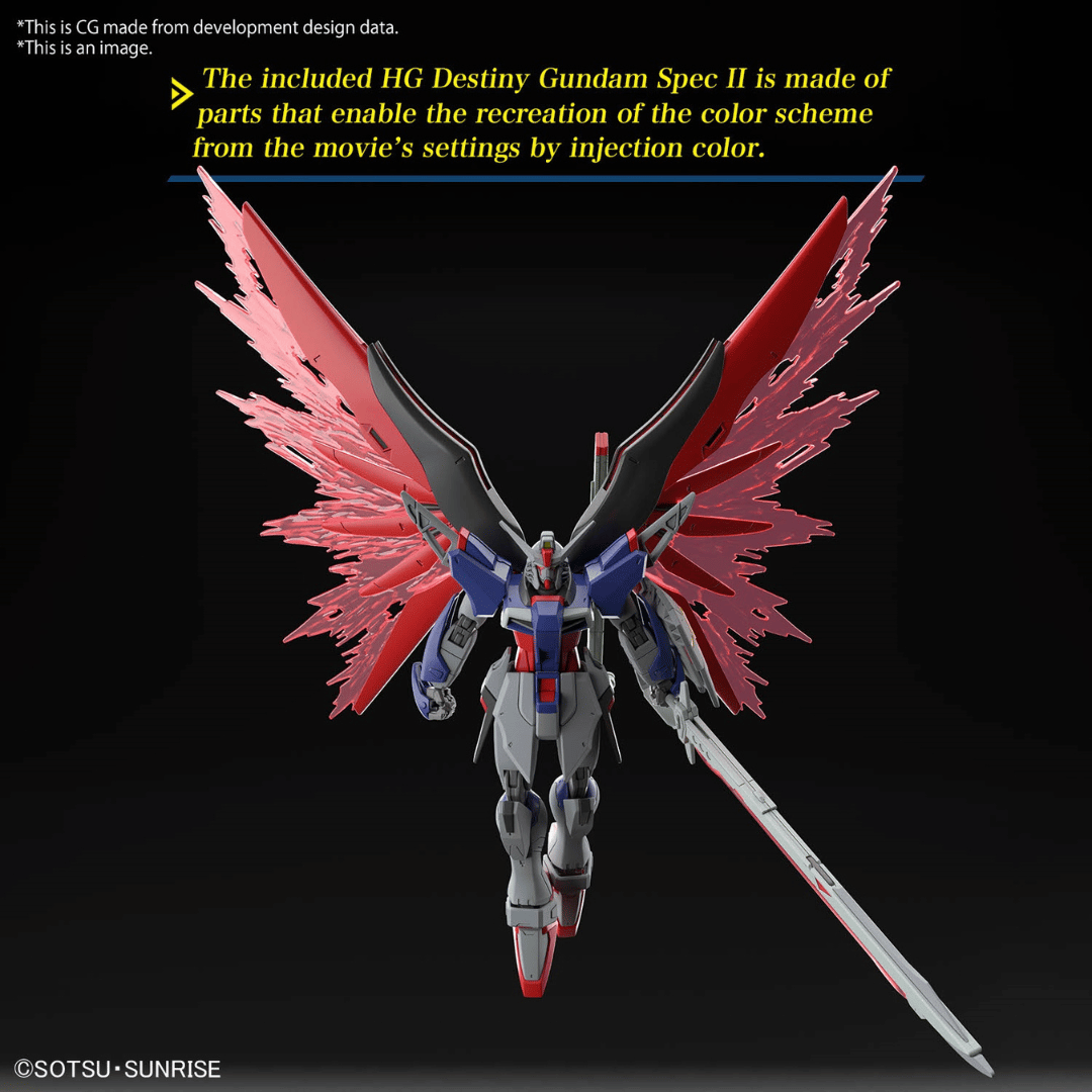 HG 1/144 ZGMF/A-42S2 Destiny Gundam Spec II & Zeus Silhouette 5067428