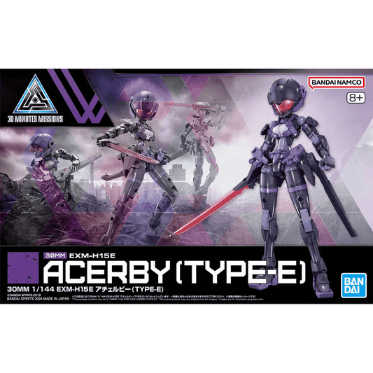 EXM-H15E Acerby (TYPE-E) 1/144 30 Minutes Missions Model Kit #5067446 by Bandai