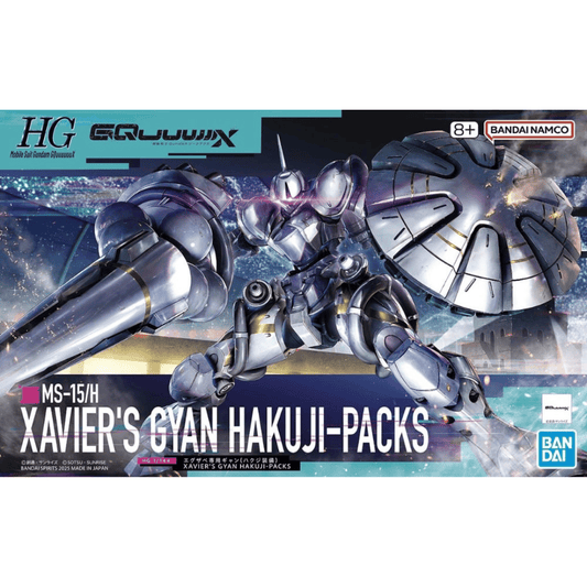 HG 1/144 GQuuuuuuX - Xavier's Gyan Hakuji-Packs