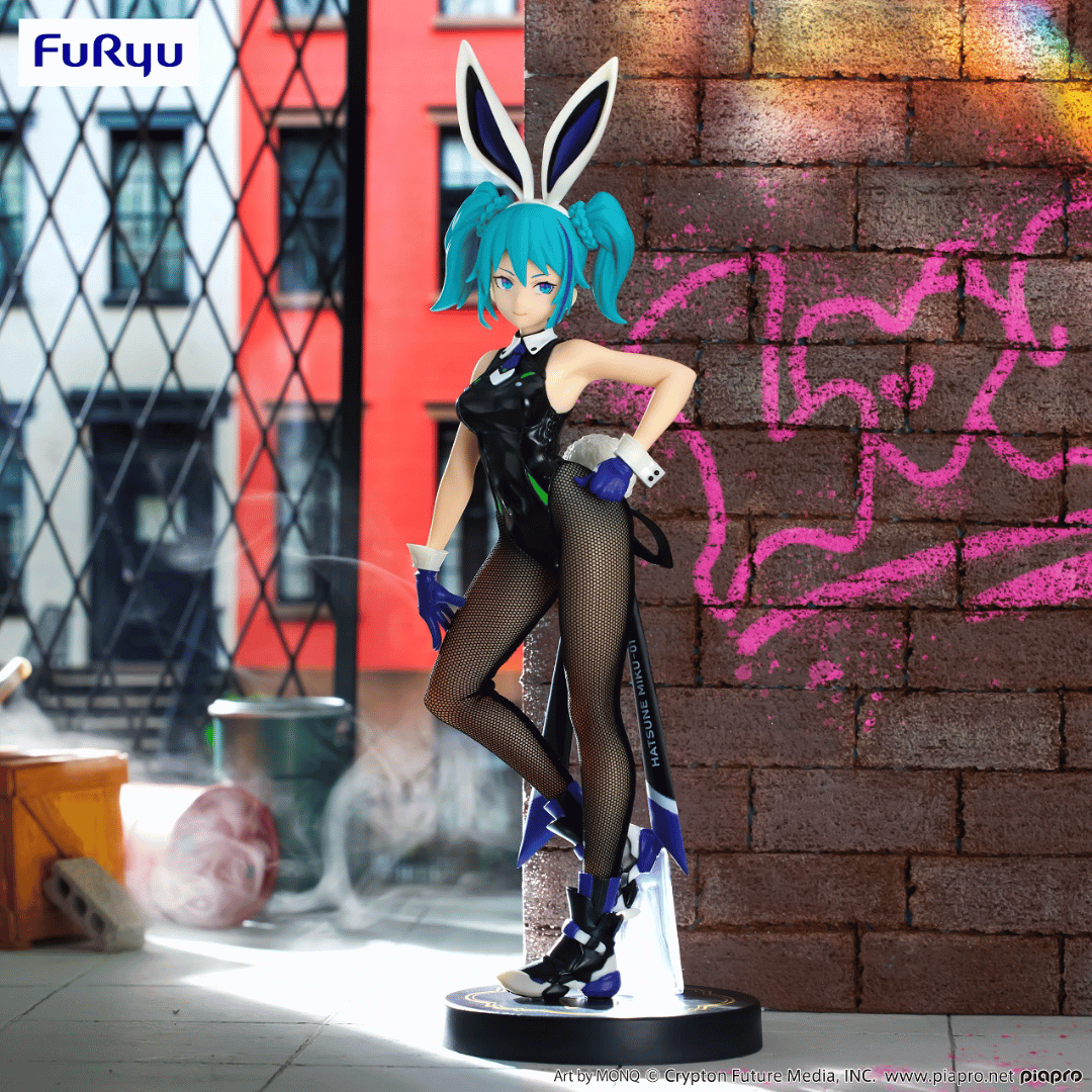 Hatsune Miku BiCute Bunnies FuRyu Figure Street Violet Color ver.