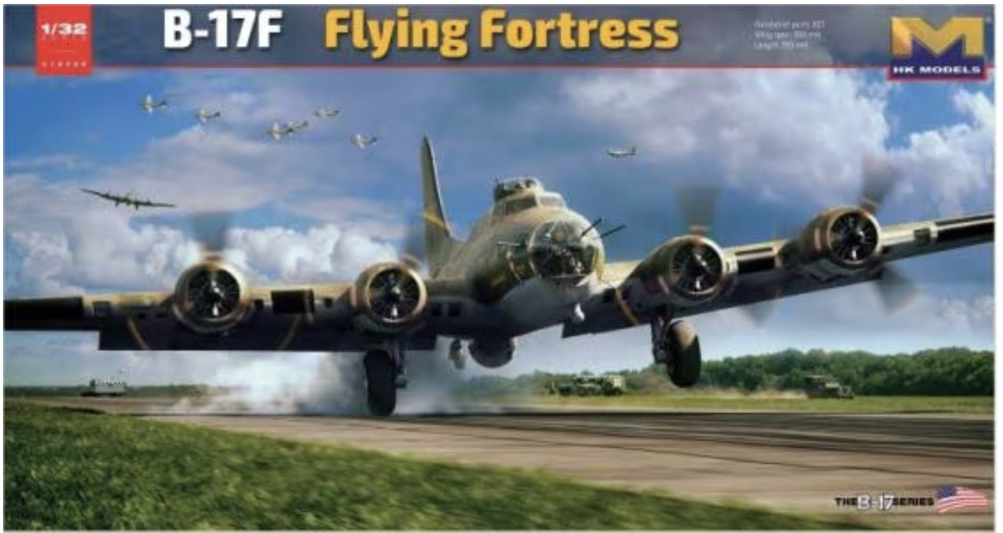 USAF B-17F Flying Fortress 1/32 by HK Models