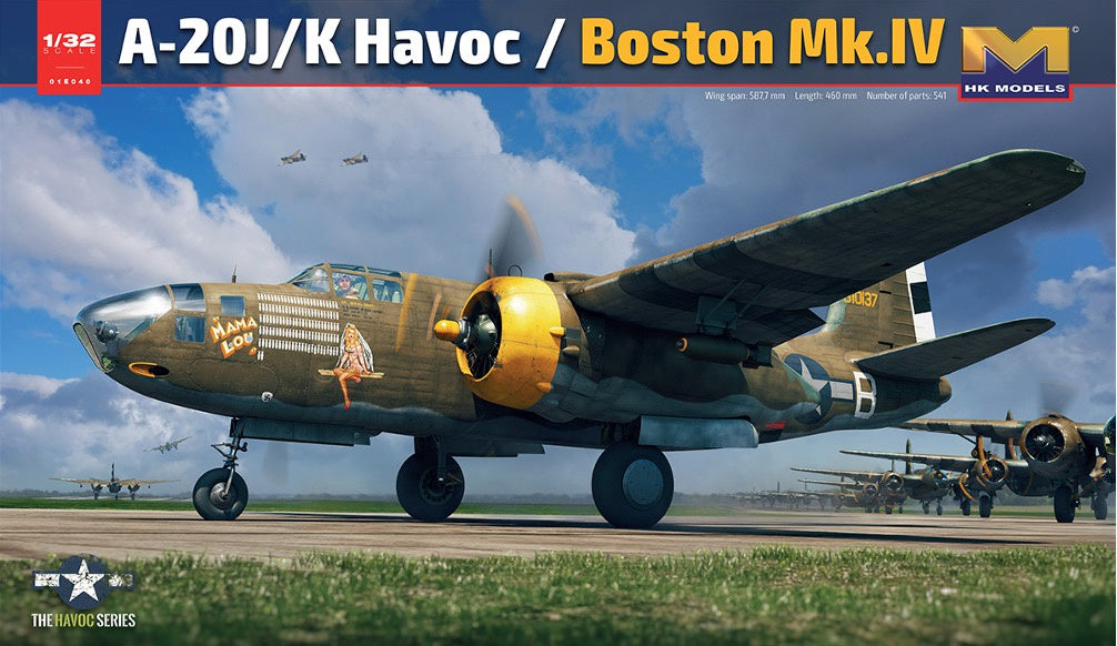 A-20J/K Havoc/Boston Mk.IV 1/32 #HKM01E40 by HK Models