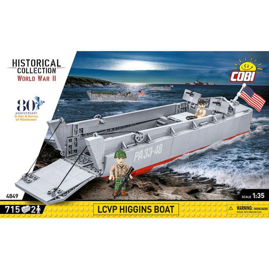 Cobi Historical Collection WWII: LCVP Higgins Boat 715 PCS