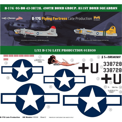 B-17G Flying Fortress Late Ver 1/32 by HK Models