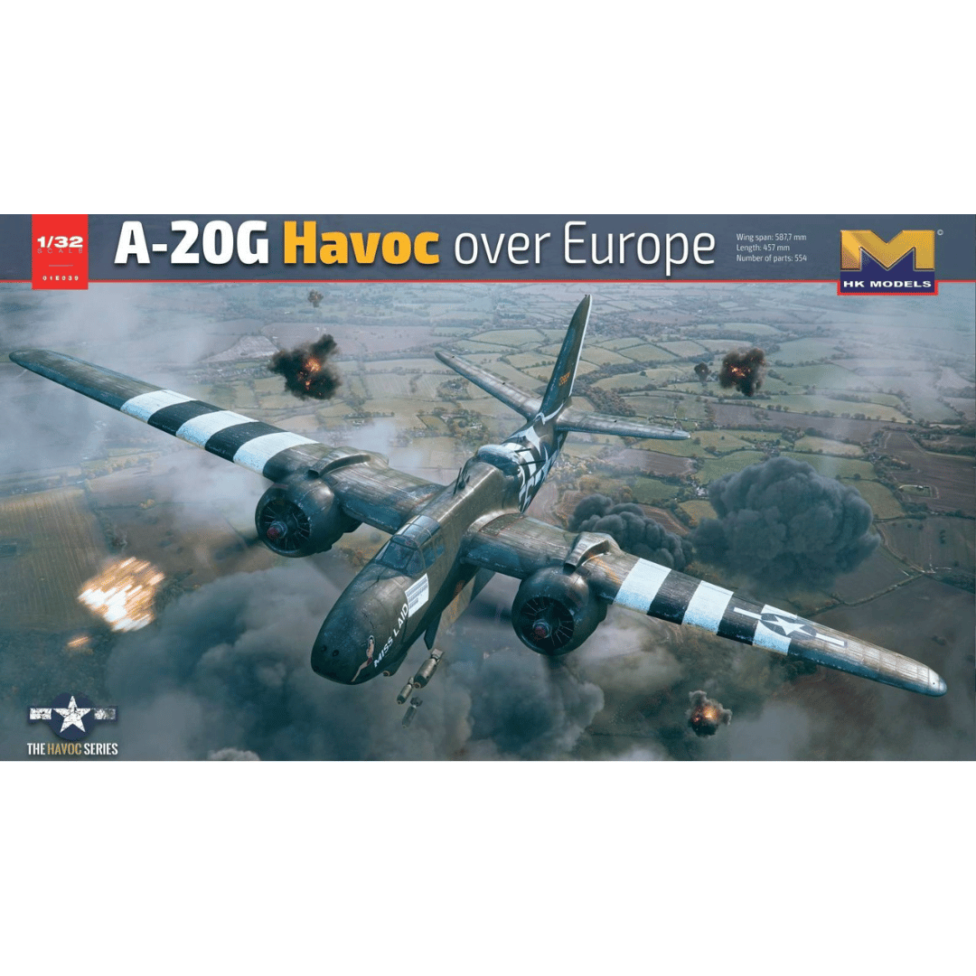 A-20G HAVOC Over Europe 1/32 #HKM01E39 by HK Models