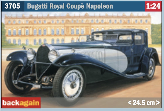 Bugatti Royal Coupe Napoleon 1/24 #3705 by Italeri
