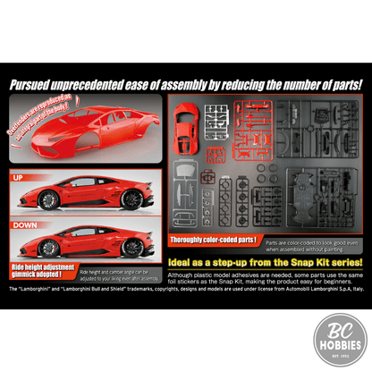 LBWK Liberty Walk Lamborghini Huracan 1/24 Model Car Kit #05988 by Aoshima
