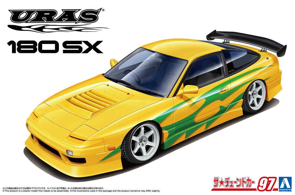 Tuned Car #97 Uras RPS13 180SX '96 Ver.1 (Nissan) 1/24 Model Car Kit #06761 by Aoshima
