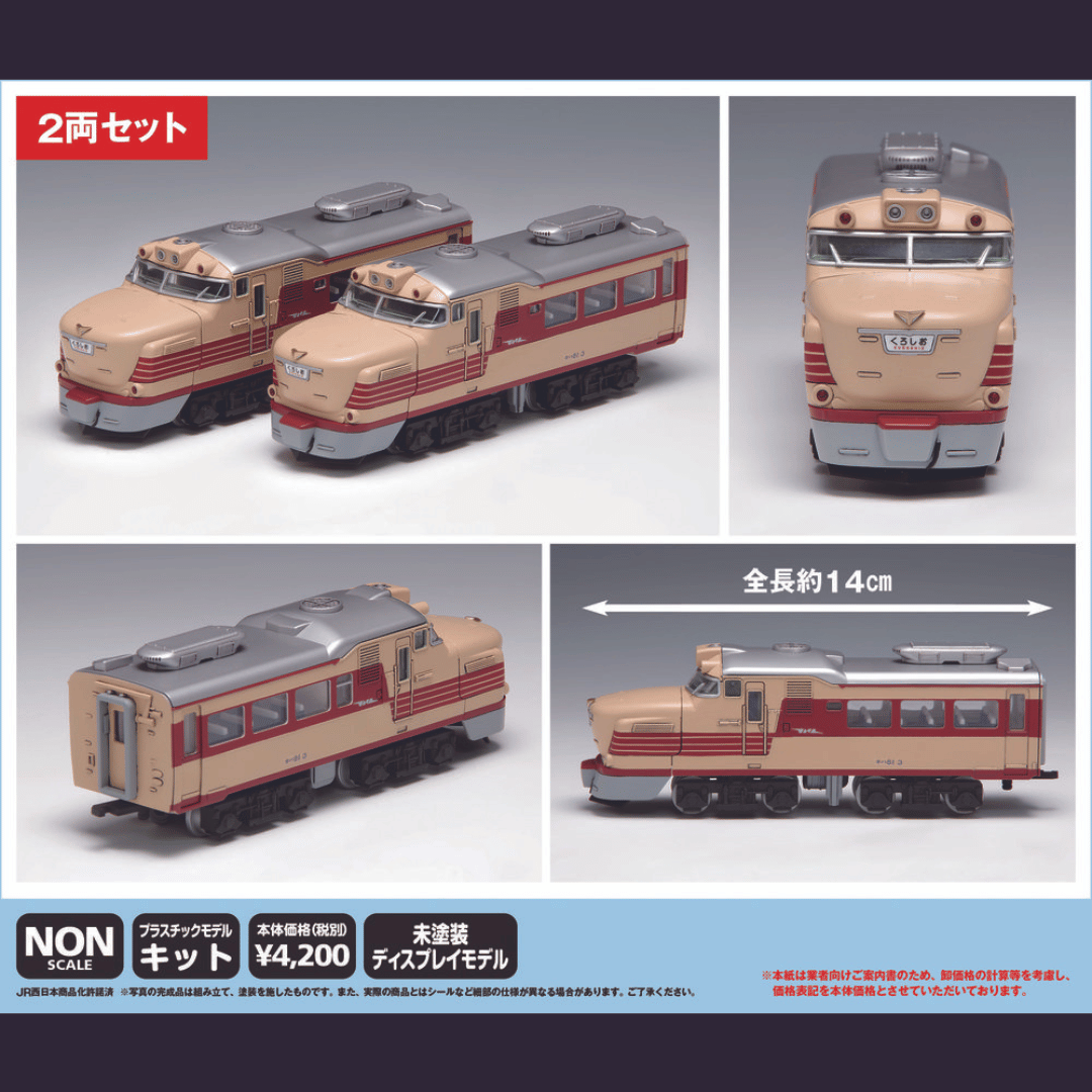 Deformed Nostalgic Railway Kiha 81 Model Train Kit #OG041 by Wave