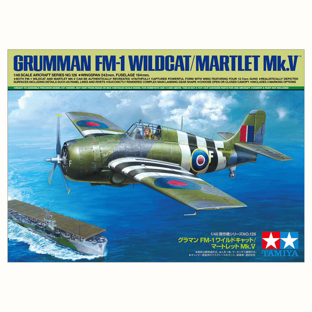 FM-1 Wildcat/Martlet Mk.V 1/48 #61126 by Tamiya