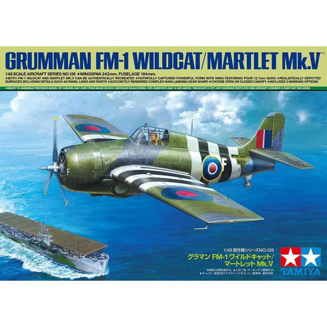 FM-1 Wildcat/Martlet Mk.V 1/48 #61126 by Tamiya