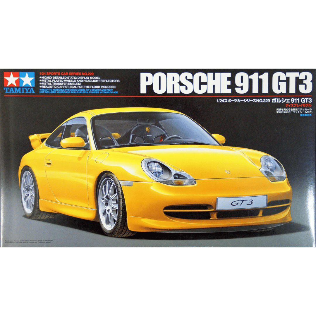 Porsche 911 GT-3 1/24 Model Car Kit #24229 by Tamiya