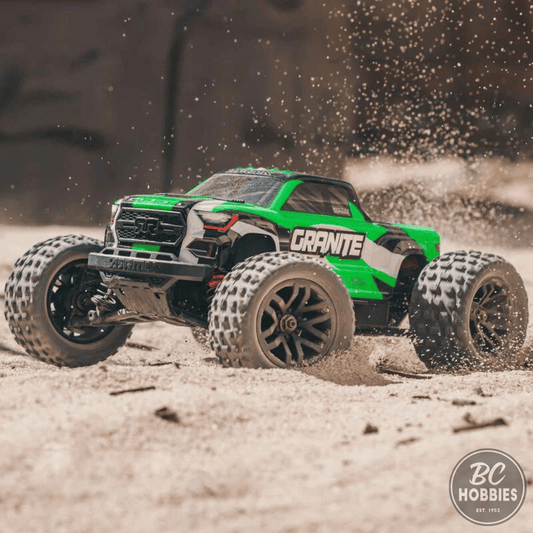 Arrma 1/18 4WD Monster Truck RTR Brushed Granite Grom Mega 4WD 380 - Assorted Colours ARA2102