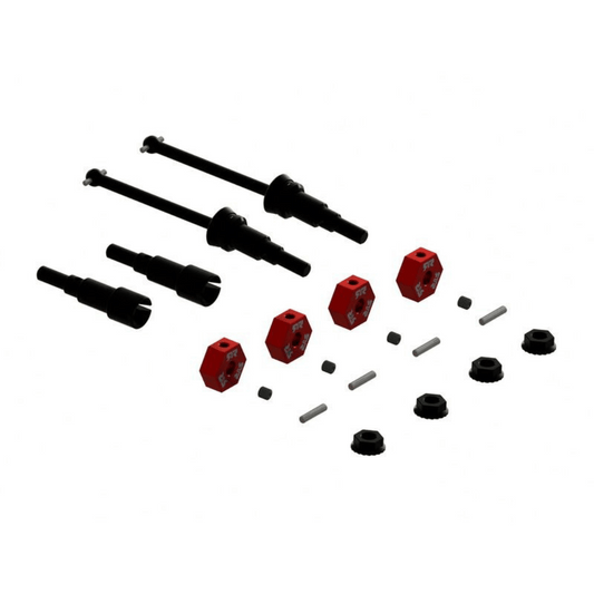 Arrma Mojave Grom Metal Axle & Wheel Hex Set B (4) - ARA311231