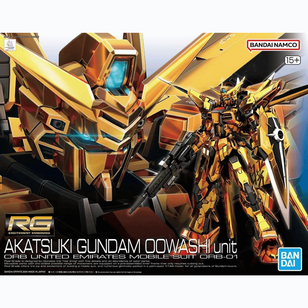 RG 1/144 Akatsuki Gundam Oowashi Unit #5067396 by Bandai