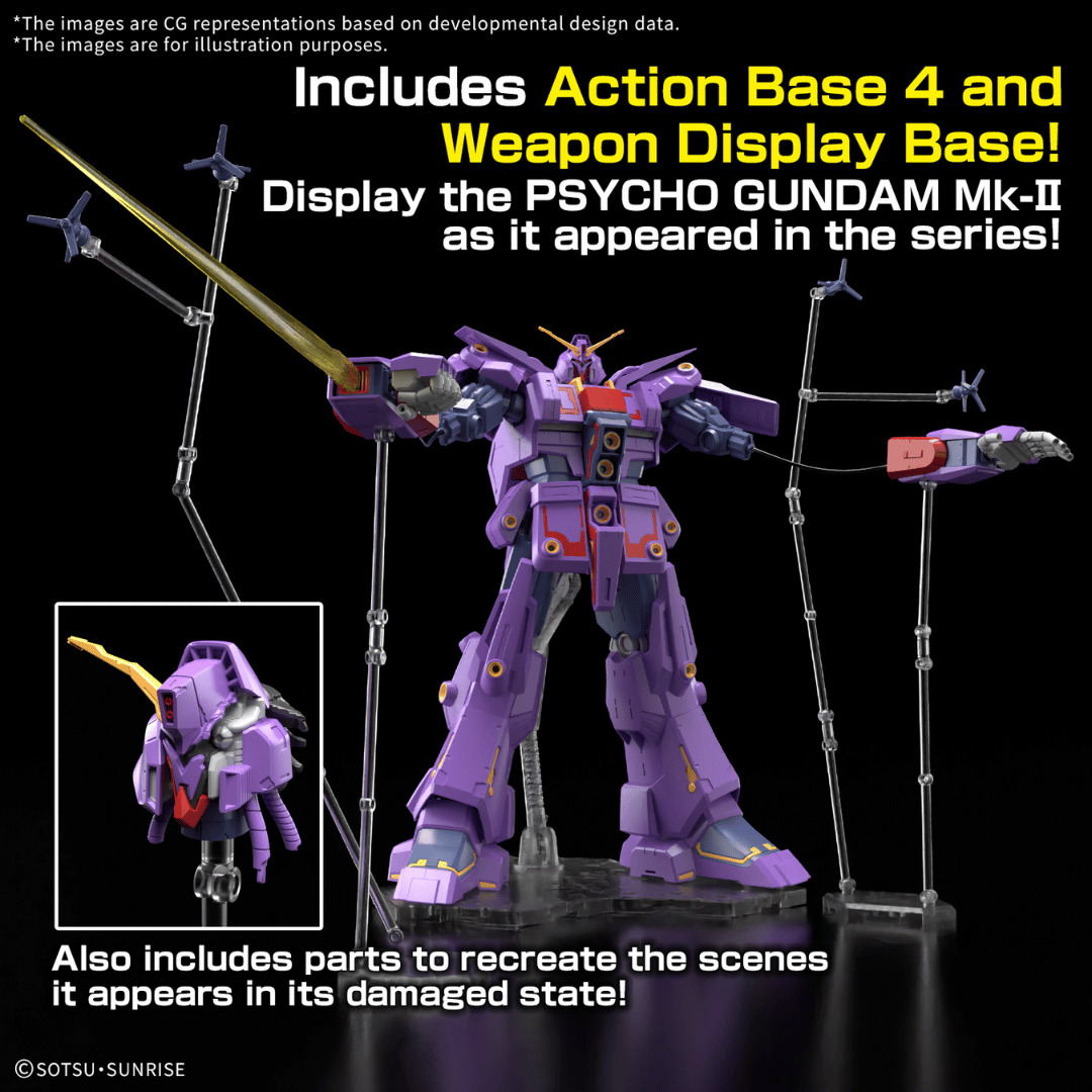 HGUC 1/144 MRX-010 Psycho Gundam Mk-II #5068362 by Bandai