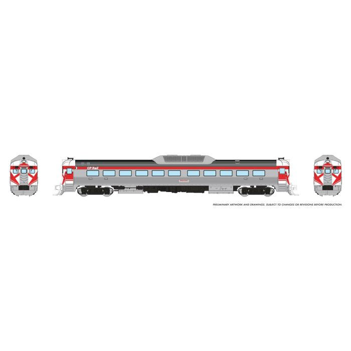 Rapido N Budd RDC-1 (Ph 2) (DC/Silent): CP Rail - Action Red