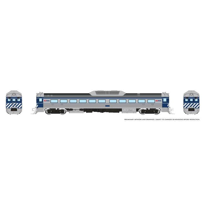 Rapido N Budd RDC-1 (Ph 2) (DC/DCC/Sound): BC Rail - Blue