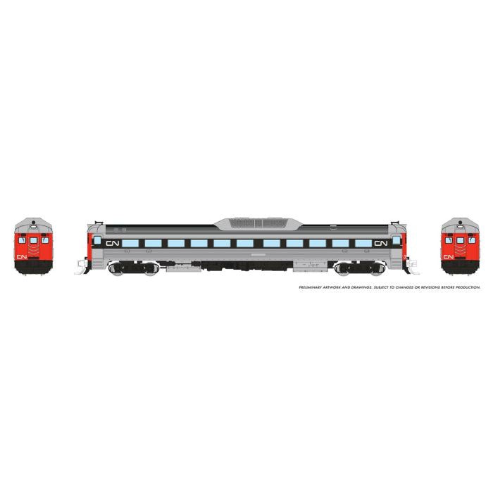 Rapido N Budd RDC-1 (Ph 2) (DC/DCC/Sound): CN - Noodle