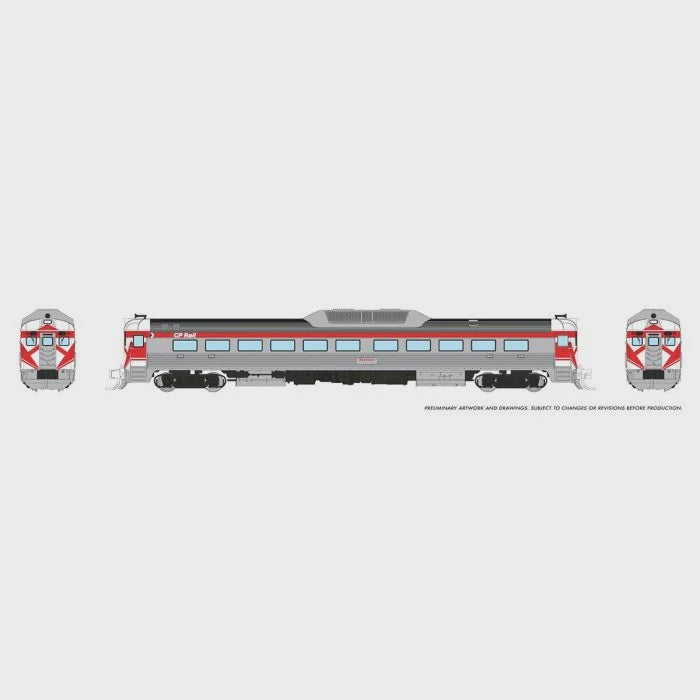 Rapido N Budd RDC-1 (Ph 2) (DC/DCC/Sound): CP Rail - Action Red