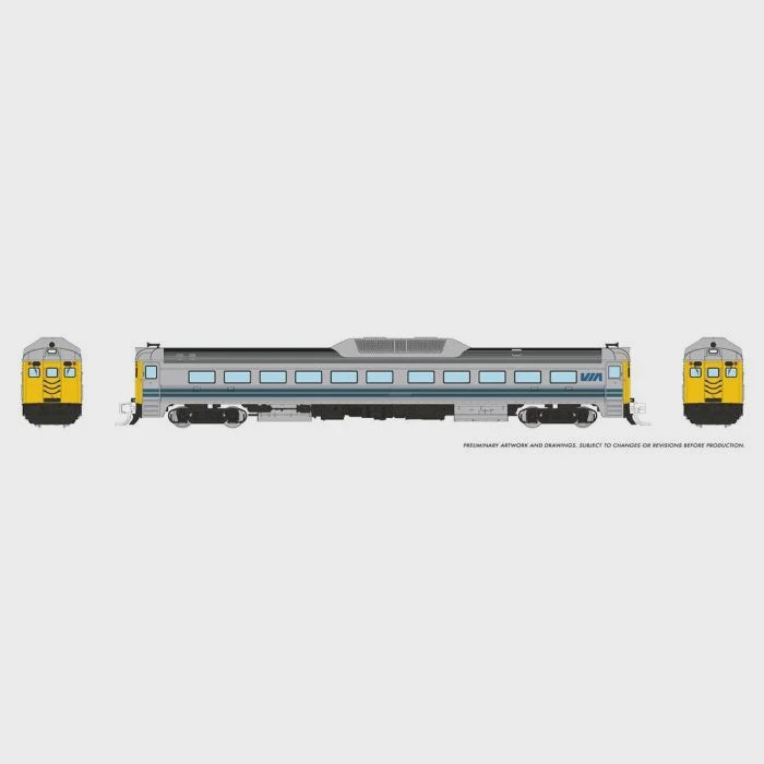 Rapido N Budd RDC-1 (Ph 2) (DC/DCC/Sound): VIA Rail - Early