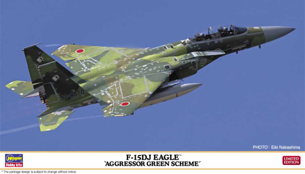 F-15DJ Eagle "Aggressor Green Scheme" 1/72 #02460 by Hasegawa