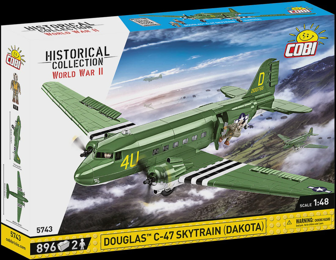 Cobi Historical Collection WWII: Douglas C-47 Skytrain Dakota 892 PCS