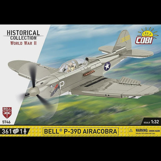 Cobi Historical Collection WWII: 5746 Bell P-39D Airacobra 1/32 361 PCS
