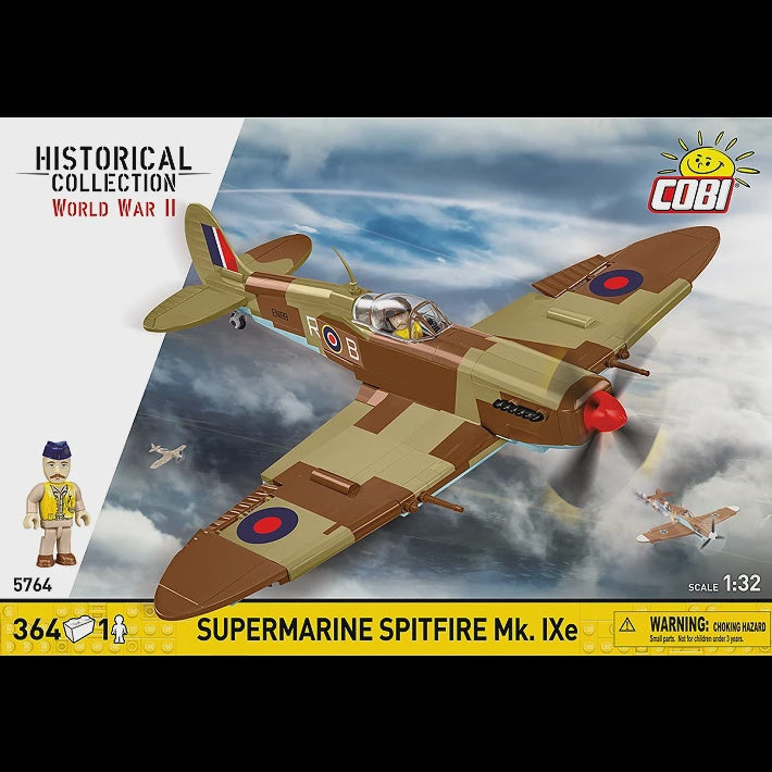Cobi Historical Collection WWII: 5764 Supermarine Spitfire Mk.IXe 1/32 364 PCS