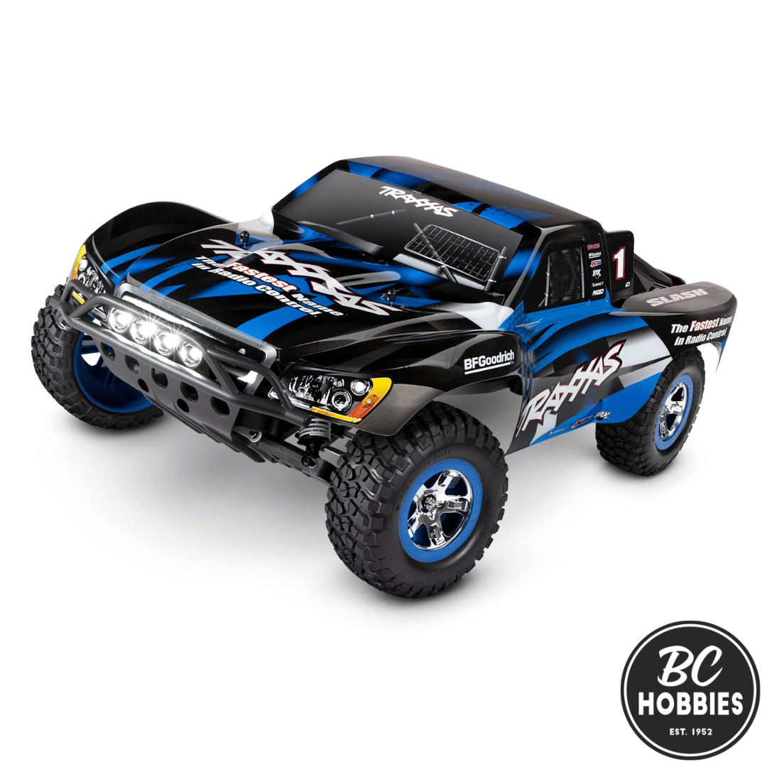 Traxxas 1/10 2WD Short Course Truck RTR Brushed Slash w/ Battery/Charger/LED Lights - Assorted Colours TRA58034-61