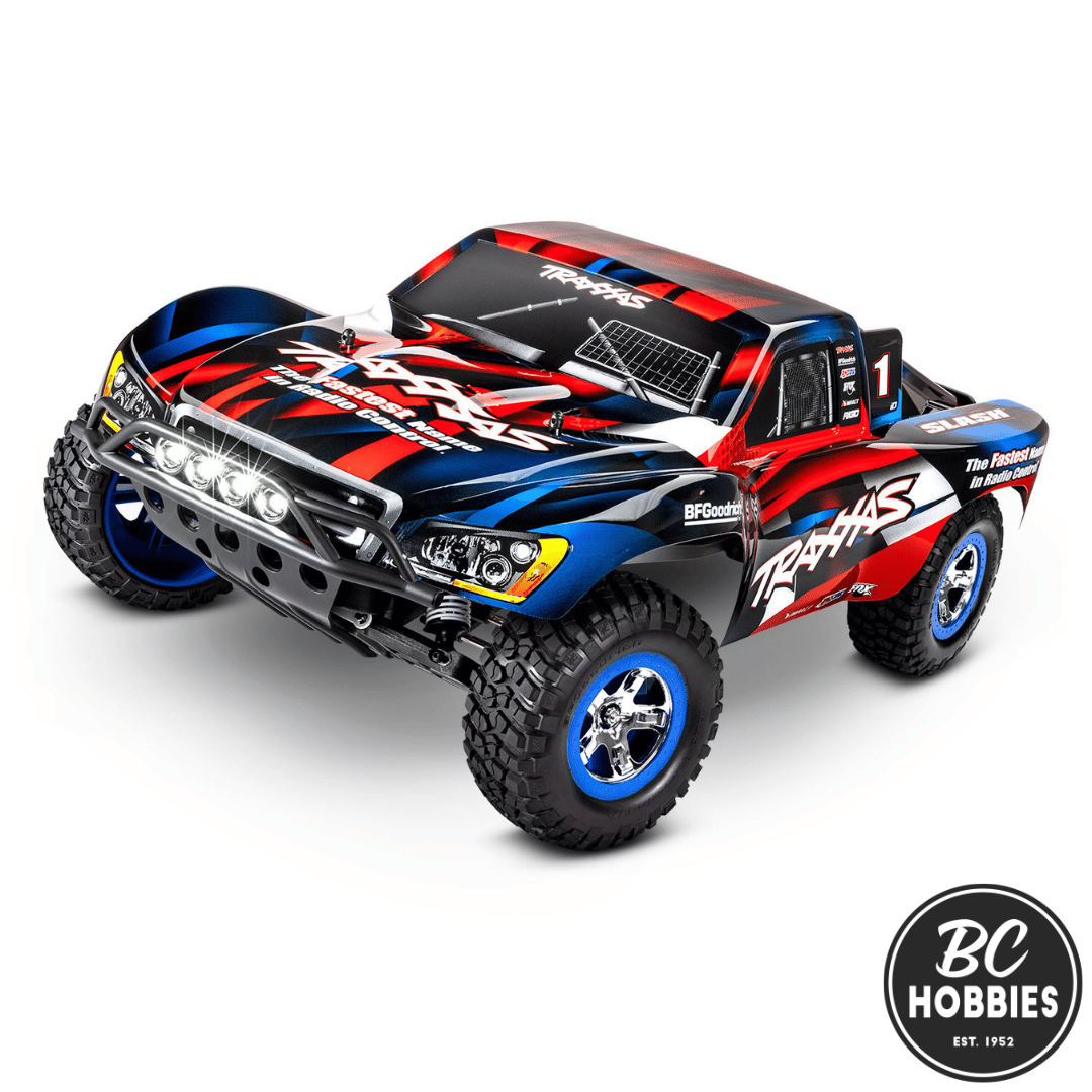 Traxxas 1/10 2WD Short Course Truck RTR Brushed Slash w/ Battery/Charger/LED Lights - Assorted Colours TRA58034-61