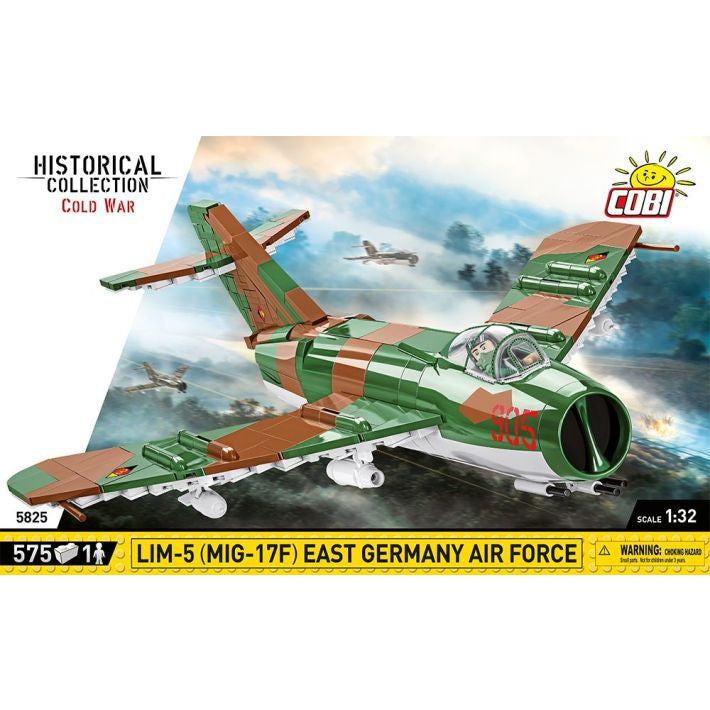 Cobi Historical Collection Cold War: Lim-5 (MiG-17F) East Germany Air Force 588 PCS