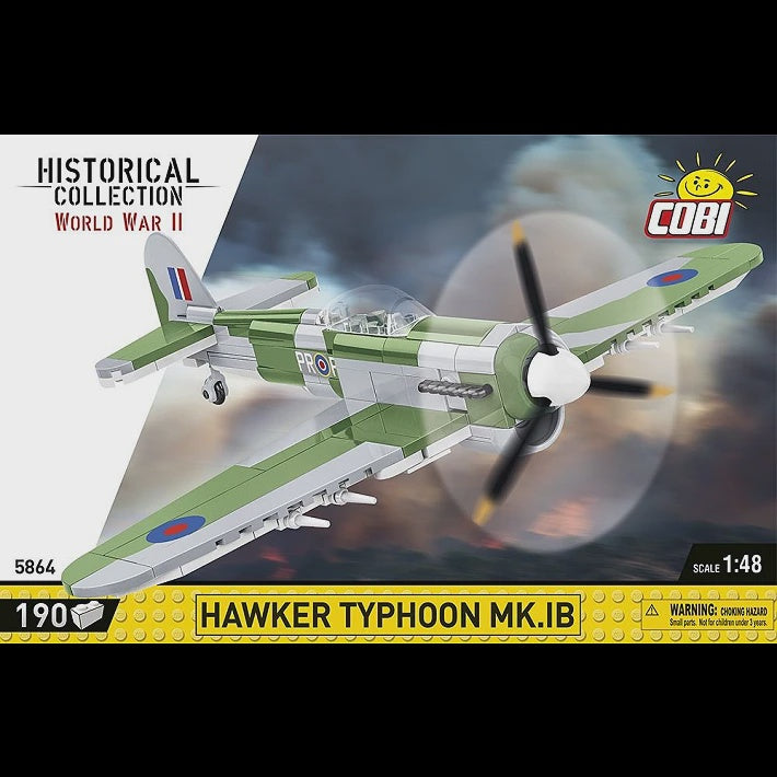 Cobi Historical Collection WWII: 5864 Hawker Typhoon Mk.1B 1/48 190 PCS