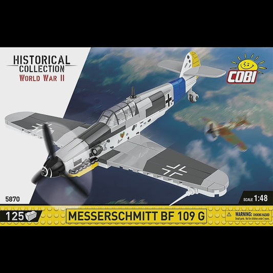 Cobi Historical Collection WWII: 5870 Messerschmitt Bf 109 G 1/48 125 PCS