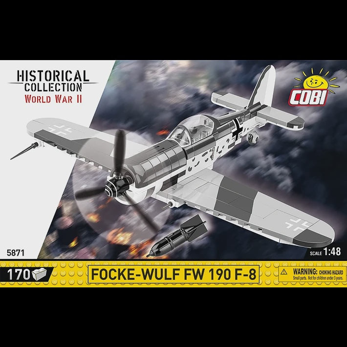 Cobi Historical Collection WWII: 5871 Focke-Wulf Fw 190 F-8 1/48 170 PCS
