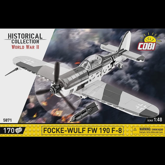 Cobi Historical Collection WWII: 5871 Focke-Wulf Fw 190 F-8 1/48 170 PCS