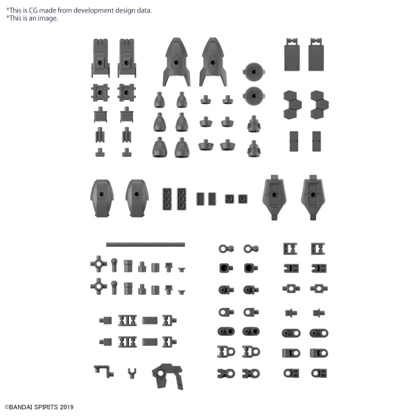 Option Parts Set 15 (Multi Vernier/Multi-Joint) 1/144 30 Minutes Missions Accessory Model Kit #5066277 by Bandai