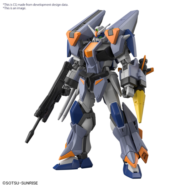 The HGCE Duel Blitz Gundam in standing pose.