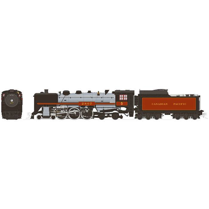 Rapido 601514 HO H1b 4-6-4 Hudson (DC/DCC/Sound): CPR - Beaver Shield: Unnumbered