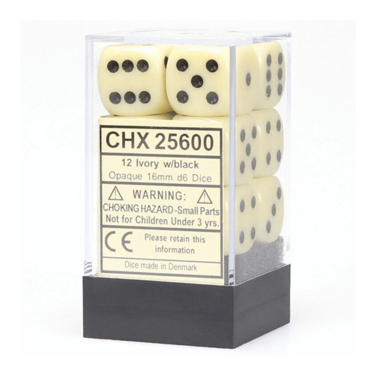 Chessex 12D6 - Assorted Colours 16MM $6.99