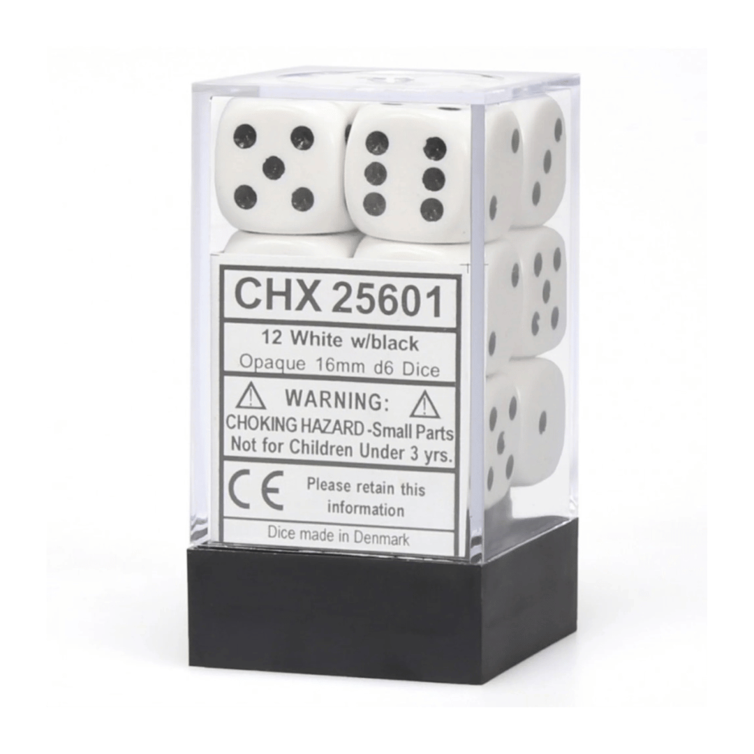 Chessex 12D6 - Assorted Colours 16MM $5.99