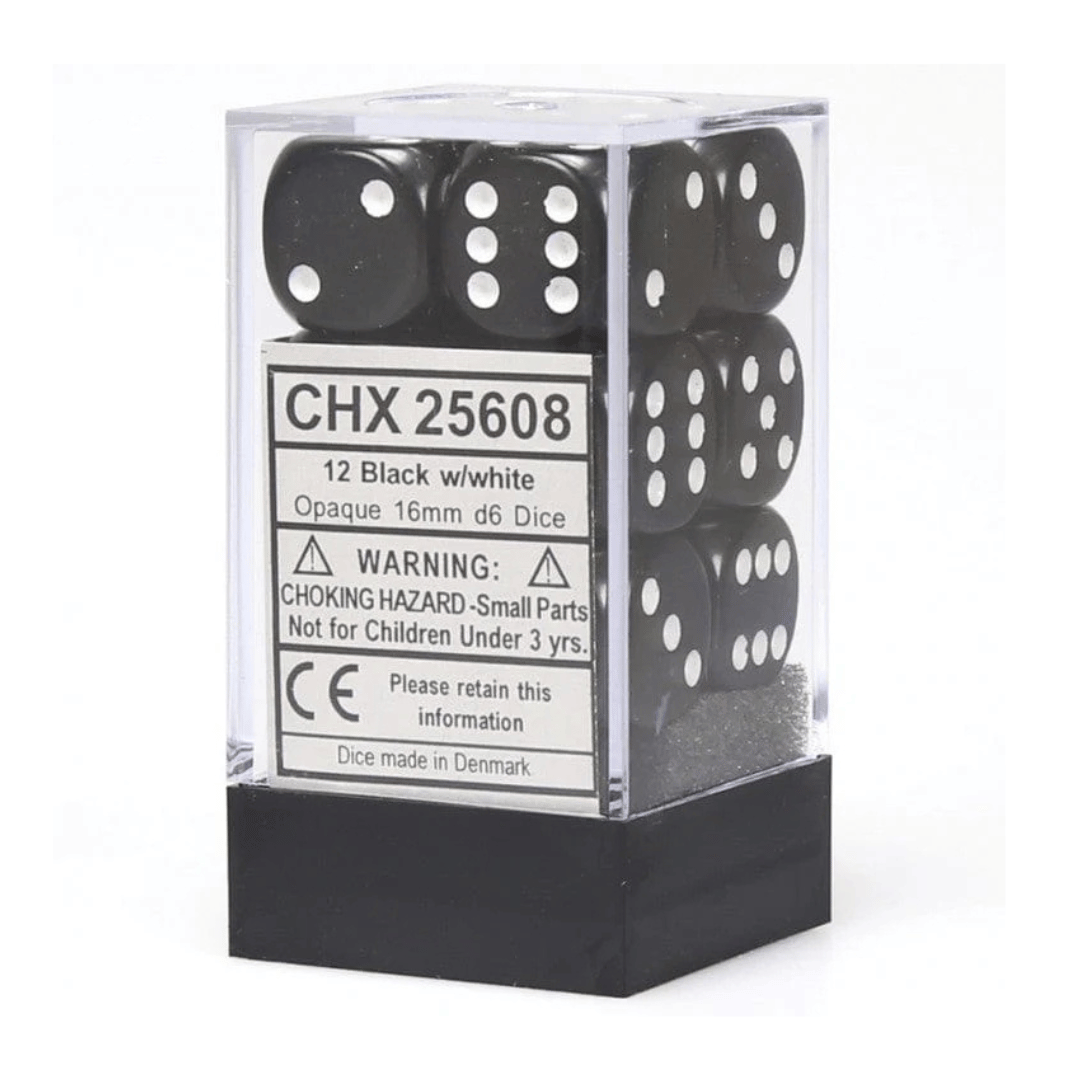 Chessex 12D6 - Assorted Colours 16MM $5.99