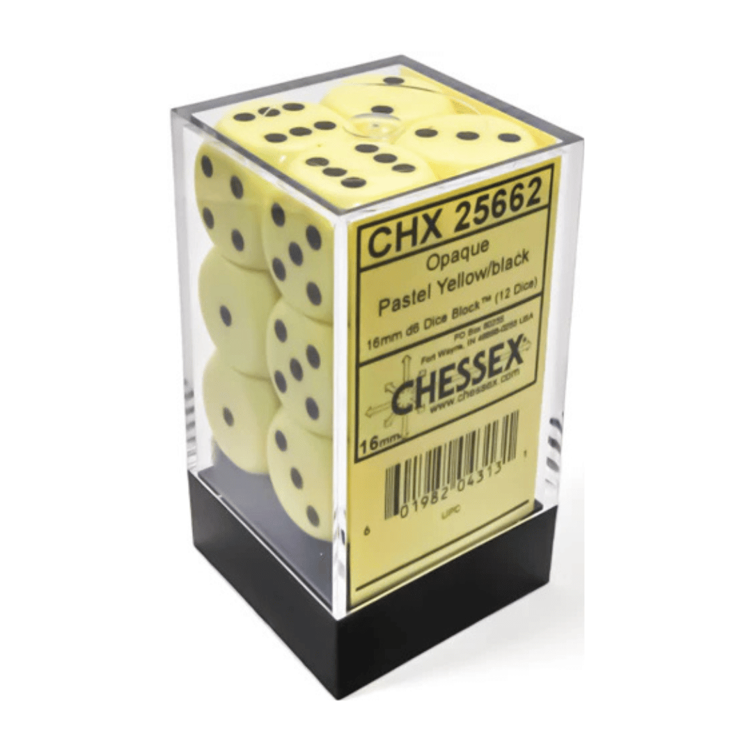 Chessex 12D6 - Assorted Colours 16MM $5.99