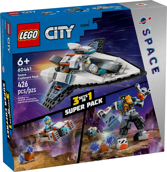 Lego City: Space Explorers Pack 3 Sets in 1 60441