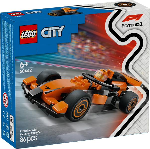 Lego City: F1 Driver with McLaren Race Car 60442