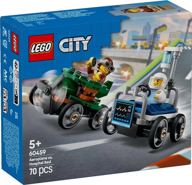 Lego City: Aeroplane vs. Hospital Bed 60459