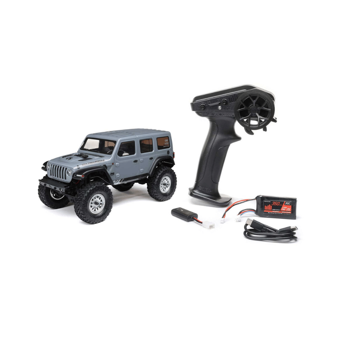Axial SCX24 Jeep Wrangler JLU 4WD 1/24 RTR Scale Mini Crawler w/2.4GHz Radio, Battery & Charger - Assorted Colours AXI00002V3