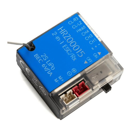 ESC/Receiver (1): 2.4Ghz 1/24 w/EC2 - HRZ00015